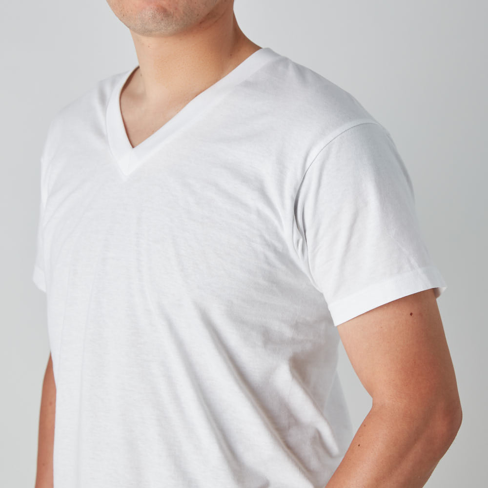 男性純綿Tシャツ半袖で通気性が良く夏に適している