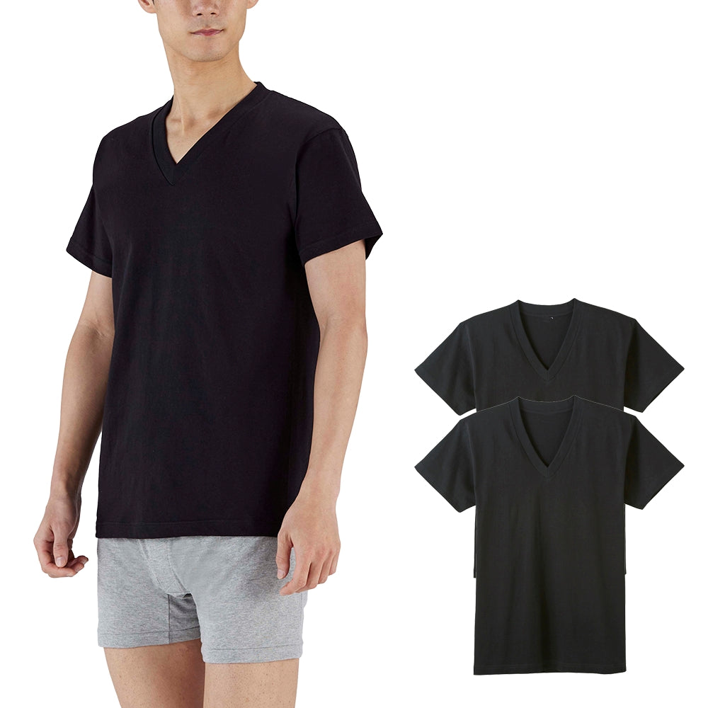 男性純綿Tシャツ半袖で通気性が良く夏に適している